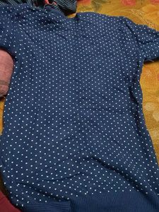 Snowman Print Pullover Sweater