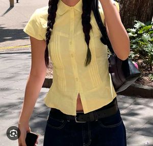 Y2k Fitted Half Shirt