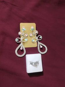 Earring &amp; Ring Set