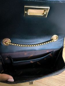 Adisa Black Clutch Or Sling Bag