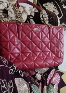 Coach Quilted Leather Tote OG