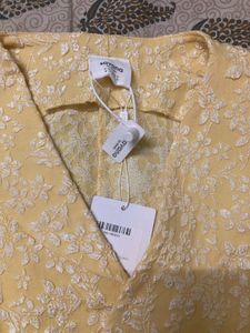 Vintage Yellow Sleeveless Top