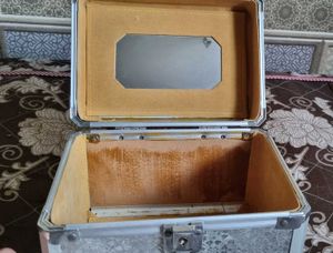 Vintage Silver Cosmetic Case