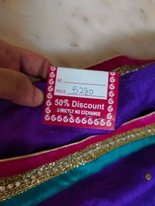 Daimond Work New Saree With Blouse Piece