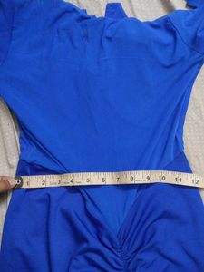 NEW ME Royal Blue Ruched Midi Dress💙✨