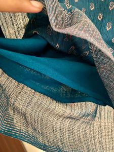 Peacock Blue Ethnic top