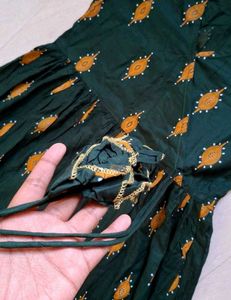 New Stunning Green Anarkali Suit 🍋‍🟩
