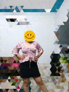 Drawstring Crop Top
