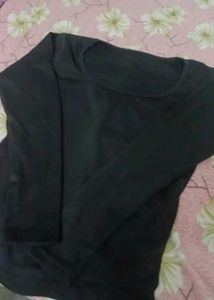 Black Long Sleeve Top