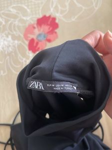 Zara Black Turtle Neck Top