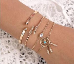 Bohemian Dreamcatcher Bracelet Set (pack of 4)