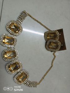 diamond necklace set