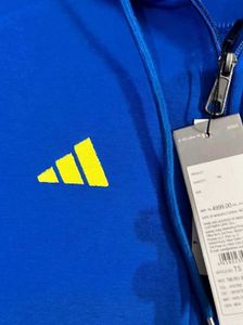 ADIDAS REAL MADRID BLUE ZIPPER HOODIE M (40)