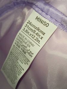 Holographic 💜 Backpack Miniso🆕