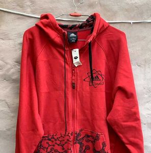 Adidas orignal with tag Red Zip-Up Hoodie