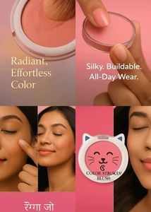 Color Strokes Cat Blush