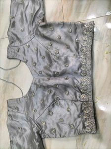 Silver Bridal Lehenga