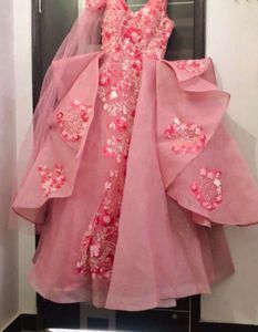 Diwali🎁 Offer Today Luxury Pink Barbie Doll Gown