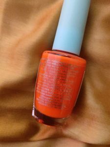 Sugar Pop Orange Color Safe For Nails And Good Pigmentation