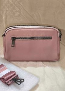 PINK MOBILE SLING BAG