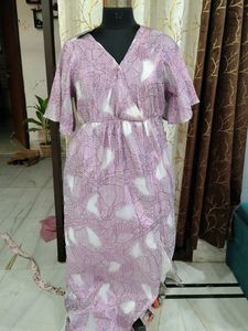 Lavender Wrap Dress