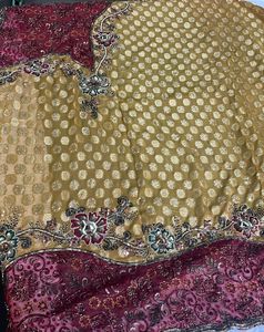 Beautiful New Saree. All over Handwork
