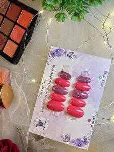 Press On Nails - Pink & Glitter