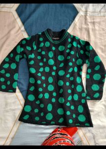 Cute Green Cardigan &amp; Top Set