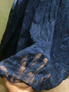 Elegant Navy Blue Ethnic Gown