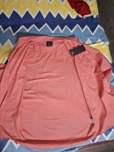 Coral Charm: Printed Casual Shirt for Men