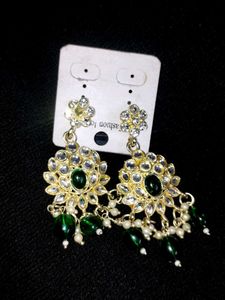 Green Kundan Jewelry Set