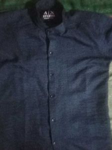 AX Studio Blue Shirt