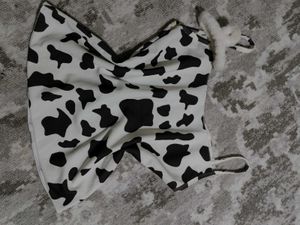 Cow Print Halter Top