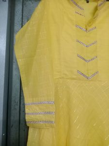 Yellow Anarkali
