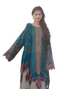 Pakistani Patch Work Unstitched Dress Material