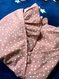 SHEIN Polka Dot pink Top 🩷