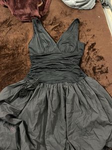Elegant Black Dress Baloon