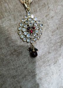 Elegant Drop Earrings with Chain