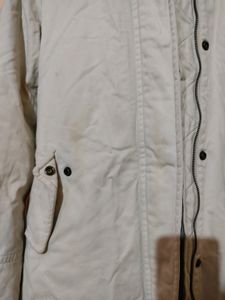 Korean Style Off-white Overcoat