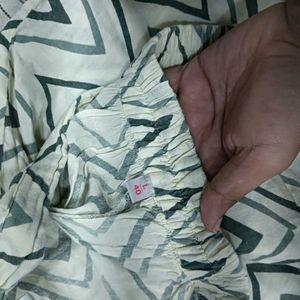 Floral Print Kurta/ Frocksuit Set