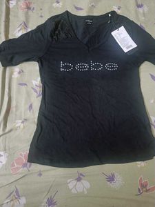 bebe Rhinestone Top