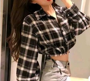Plaid Crop Top