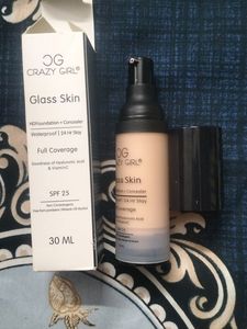 CRAZY GIRL GLASS SKIN HD FOUNDATION+CONCEALER