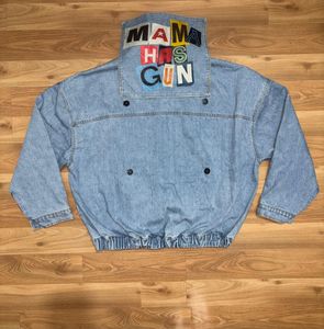 Oversize Bomber x Y2K Vintage Denim Jacket