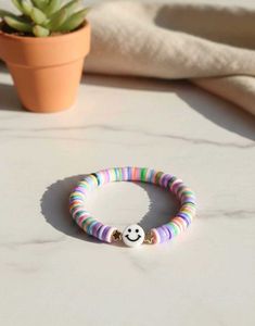 Colorful Heishi Bead Bracelet - Any 1