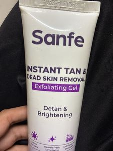 Sanfe Instant Tan Removal Exfoliating Gel