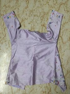 Lavender Embroidered Co-ord Set