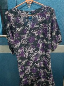Floral Purple Dress