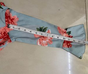 kids Floral Pleated Frock(8-9)
