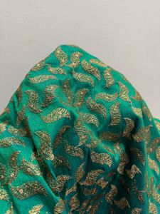 Beautiful Lehanga Pairing With Green Blouse